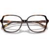 imageMichael Kors Womens Mk4111f Bernal Low Bridge Fit Square Prescription Eyewear FramesDark TortoiseDemo Lens