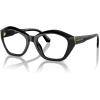 imageMichael Kors Womens Mk4116u Seaside Universal Fit Square Prescription Eyewear FramesBlackDemo Lens