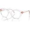 imageMichael Kors Womens Mk4116u Seaside Universal Fit Square Prescription Eyewear FramesClearDemo Lens