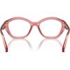 imageMichael Kors Womens Mk4116u Seaside Universal Fit Square Prescription Eyewear FramesRose TransparentDemo Lens