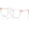 imageMichael Kors Womens Mk4117u Birmingham Universal Fit Rectangular Prescription Eyewear FramesClearDemo Lens