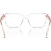 imageMichael Kors Womens Mk4117u Birmingham Universal Fit Rectangular Prescription Eyewear FramesClearDemo Lens