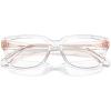 imageMichael Kors Womens Mk4117u Birmingham Universal Fit Rectangular Prescription Eyewear FramesClearDemo Lens