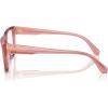 imageMichael Kors Womens Mk4117u Birmingham Universal Fit Rectangular Prescription Eyewear FramesRose TransparentDemo Lens
