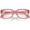 imageMichael Kors Womens Mk4117u Birmingham Universal Fit Rectangular Prescription Eyewear FramesRose TransparentDemo Lens