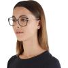 imageMichael Kors Womens Mk4131d Hangzhou Square Prescription Eyewear FramesDark TortoiseDemo Lens