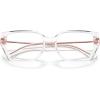 imageMichael Kors Womens Mk4134u Crete Universal Fit Rectangular Prescription Eyewear FramesClearDemo Lens