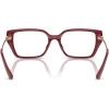 imageMichael Kors Womens Mk4134u Crete Universal Fit Rectangular Prescription Eyewear FramesDeep RedDemo Lens