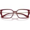 imageMichael Kors Womens Mk4134u Crete Universal Fit Rectangular Prescription Eyewear FramesDeep RedDemo Lens