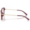 imageMichael Kors Womens Mk4134u Crete Universal Fit Rectangular Prescription Eyewear FramesDeep RedDemo Lens