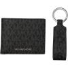 imageMichael Kors Malone Slim Billfold Wallet ampamp Key Fob Gift Set Black