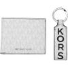 imageMichael Kors Malone Slim Billfold Wallet ampamp Key Fob Gift Set Bright White