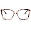 imageMichael Kors Womens MK4101U Shenandoah Universal Fit Square Prescription Eyewear Frames Pink TortoiseDemo Lens 53 mm