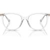 imageMichael Kors Womens Mk4106u Westport Universal Fit Round Prescription Eyewear FramesClear TransparentDemo Lens