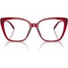 imageMichael Kors Womens Mk4110u Avila Universal Fit Square Prescription Eyewear FramesRedDemo Lens