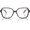 imageMichael Kors Womens Mk4111f Bernal Low Bridge Fit Square Prescription Eyewear FramesDark TortoiseDemo Lens