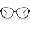 imageMichael Kors Womens Mk4111u Bernal Universal Fit Square Prescription Eyewear FramesBlackDemo Lens