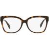 imageMichael Kors Womens Palawan Square Prescription Eyewear FramesDark TortoiseDemo Lens