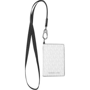 imageMichael Kors Malone Lanyard Billfold Wallet Bright White