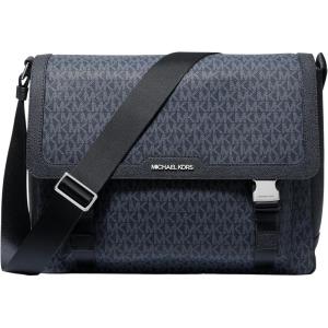 imageMichael Kors Malone Signature Logo Cargo Messenger Bag Light GunmetalAdmiralPale Blue