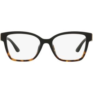 imageMichael Kors Womens Mk4094u Karlie I Universal Fit Square Prescription Eyewear FramesBlackDark TortoiseDemo Lens