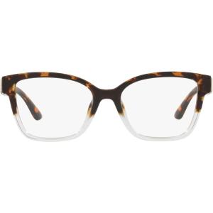 imageMichael Kors Womens Mk4094u Karlie I Universal Fit Square Prescription Eyewear FramesDark TortoiseClearDemo Lens