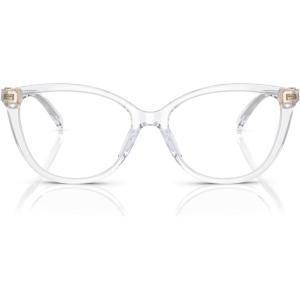 imageMichael Kors Womens Mk4109u Westminster Universal Fit Cat Eye Prescription Eyewear FramesClear TransparentDemo Lens