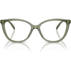 imageMichael Kors Womens Mk4109u Westminster Universal Fit Cat Eye Prescription Eyewear FramesGreen TransparentDemo Lens