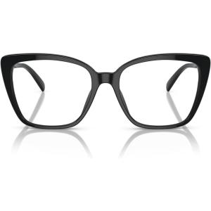 imageMichael Kors Womens Mk4110u Avila Universal Fit Square Prescription Eyewear FramesBlackDemo Lens
