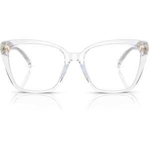 imageMichael Kors Womens Mk4110u Avila Universal Fit Square Prescription Eyewear FramesClear TransparentDemo Lens