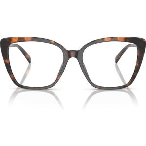 imageMichael Kors Womens Mk4110u Avila Universal Fit Square Prescription Eyewear FramesDark TortoiseDemo Lens