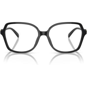 imageMichael Kors Womens Mk4111f Bernal Low Bridge Fit Square Prescription Eyewear FramesBlackDemo Lens