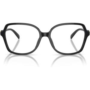 imageMichael Kors Womens Mk4111u Bernal Universal Fit Square Prescription Eyewear FramesBlackDemo Lens