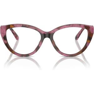imageMichael Kors Womens Mk4120u Andalucia Universal Fit Cat Eye Prescription Eyewear FramesPlum Graphic TortoiseDemo Lens