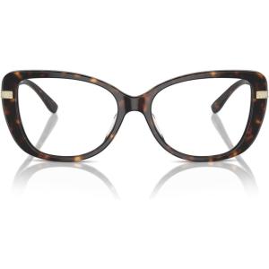 imageMichael Kors Womens Mk4125bu Formentera Universal Fit Cat Eye Prescription Eyewear FramesDark TortoiseDemo Lens