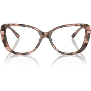 imageMichael Kors Womens Mk4125bu Formentera Universal Fit Cat Eye Prescription Eyewear FramesPink TortoiseDemo Lens