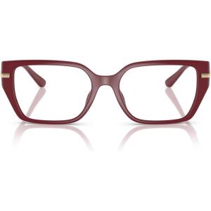 imageMichael Kors Womens Mk4134u Crete Universal Fit Rectangular Prescription Eyewear FramesDeep RedDemo Lens