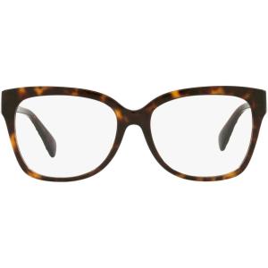 imageMichael Kors Womens Palawan Square Prescription Eyewear FramesDark TortoiseDemo Lens