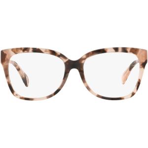 imageMichael Kors Womens Palawan Square Prescription Eyewear FramesPink TortoiseDemo Lens