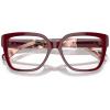 imageMichael Kors Womens Mk4112 Polanco Square Prescription Eyewear FramesDark Red TransparentDemo Lens