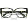 imageMichael Kors Womens Mk4115u Castello Universal Fit Square Prescription Eyewear FramesAmazon Green TortoiseDemo Lens