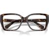 imageMichael Kors Womens Mk4115u Castello Universal Fit Square Prescription Eyewear FramesDark TortoiseDemo Lens