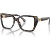 imageMichael Kors Womens Mk4115u Castello Universal Fit Square Prescription Eyewear FramesDark TortoiseDemo Lens