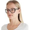 imageMichael Kors Womens Mk4115u Castello Universal Fit Square Prescription Eyewear FramesDark TortoiseDemo Lens