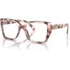 imageMichael Kors Womens Mk4115u Castello Universal Fit Square Prescription Eyewear FramesPink Pearlized TortoiseDemo Lens