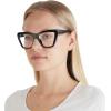 imageMichael Kors Womens Mk4118u Hawaii Universal Fit Cat Eye Prescription Eyewear FramesBlackDemo Lens