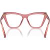 imageMichael Kors Womens Mk4118u Hawaii Universal Fit Cat Eye Prescription Eyewear FramesRose TransparentDemo Lens
