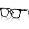 imageMichael Kors Womens Mk4119f Nassau Low Bridge Fit Square Prescription Eyewear FramesBlackDemo Lens