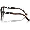 imageMichael Kors Womens Mk4119f Nassau Low Bridge Fit Square Prescription Eyewear FramesDark TortoiseDemo Lens
