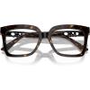 imageMichael Kors Womens Mk4119f Nassau Low Bridge Fit Square Prescription Eyewear FramesDark TortoiseDemo Lens